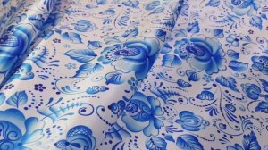 Купить ткань Гжель по всей России