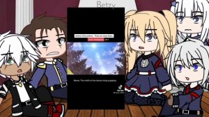 || Past misfit demon king academy react to Anos Voldigoat ||Short-