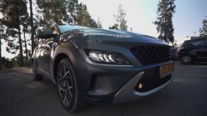 Hyundai Kona Hybrid 2023 тест-драйв, обзор. Израиль.