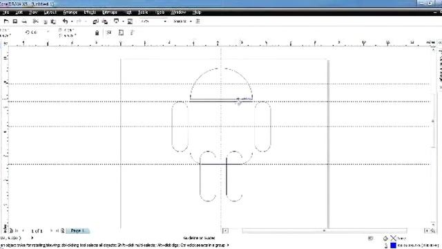 How to make Andriod logo with CorelDraw X5_0.avi смотреть онлайн