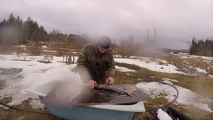 Классная аккумуляторная рыбочистка