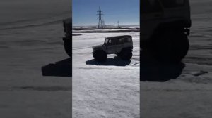 УАЗ на ободрышах (шинах низкого давления)в Павлодарской области