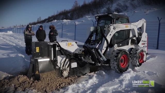 ДИСКОВАЯ ФРЕЗА для траншей в вечной мерзлоте и скальном грунте смотреть онлайн