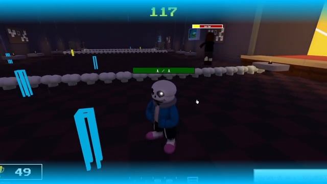Showcasing Neutral Run Sans in Undertale Last Copy 2! (Roblox) смотреть онлайн