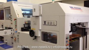 Автоматический пресс для высечки и тиснения фольгой SBL 820SEF