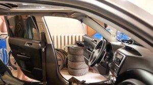 Разбираем салон и моем ковёр | Subaru Forester SH