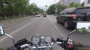 Покатушки на Yamaha FZX 750. Первый тест камеры