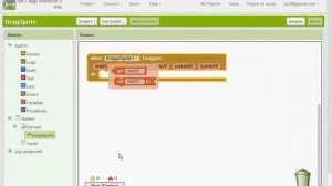 App Inventor 2 - Drag a Sprite