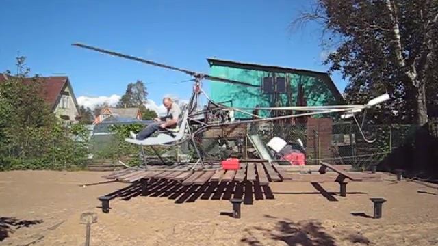 Самодельный вертолет. Нецелевое использование фундамента /Homebuilt helicopter. Misuse of foundatio смотреть онлайн