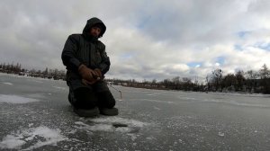 ЗИМНИЙ ЖОР СУДАКА! ловля судака на балансир  рыбалка на хищника