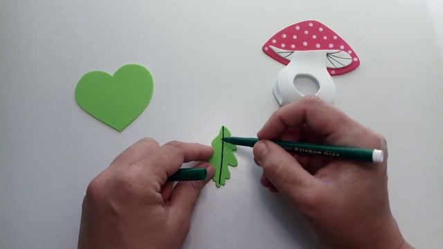 Crafts from foamiran. Bonbonniere "Amanita". смотреть онлайн