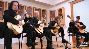 Chrystian Dozza's "On a Theme by Gismonti" played by Quaternaglia on Teodoro Perez guitars