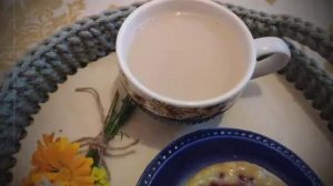 Поднос "Завтрак в постель" #вязанныеидеи #вязаниекрючком #поднос