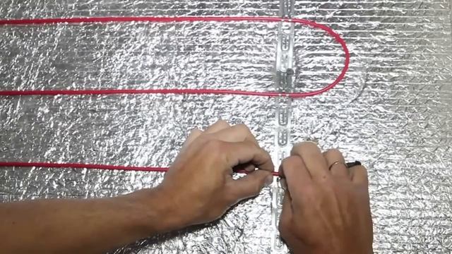 ELECTROLUX Монтаж тёплого пола нагревательный кабель