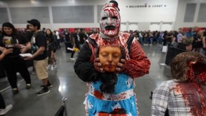 Terrifier 2 Behind The Scenes...at Creep I.E. Con 2023   4K