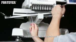 Установка кепочного устройства на машину HALO-100