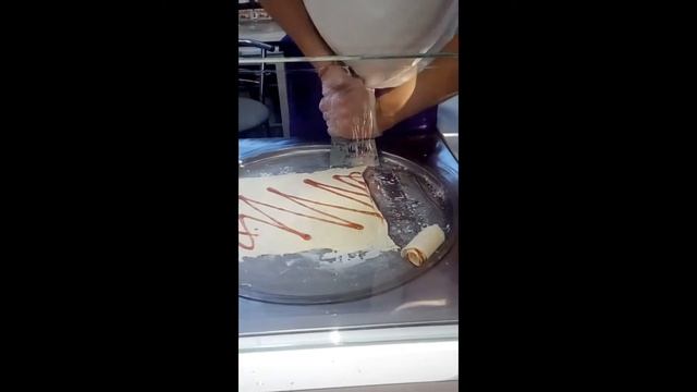 Жареное мороженое/ Тайское мороженое / ice roll