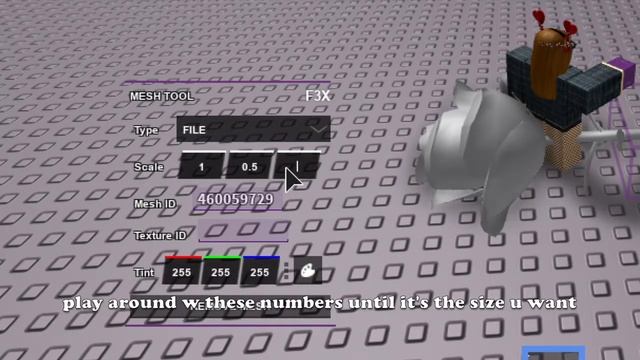 ♡ ROBLOX TUTORIAL ♡ HOW TO INSERT MESHES USING F3X ♡ смотреть онлайн