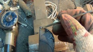 Декоративное заваривание  (заделка) торца профильной трубы (своими руками) .