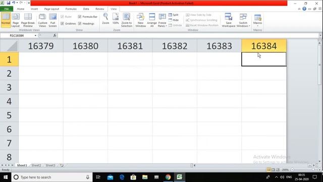 Excel Basic Introduction