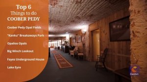 Where to go in Coober Pedy, South Australia - Comfort Inn Coober Pedy Experience