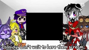 Fnaf 1 Crew, Puppet, and William Afton | Reacts to Fnaf+ Breaking and Entering | Gachaclub