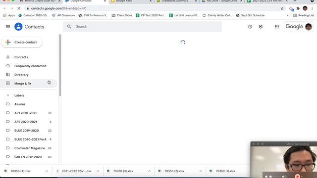 How to Import Student Excel data into Google Contacts смотреть онлайн