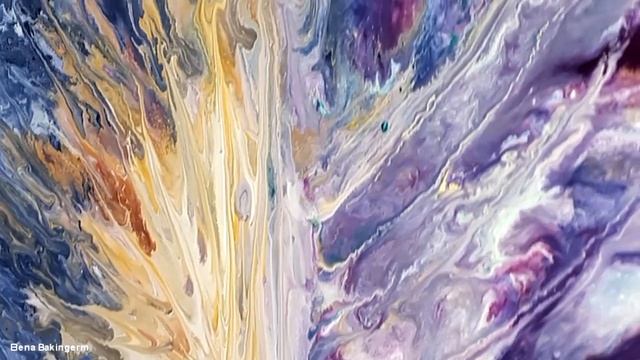 #картинаБэкингерм Художник Елена Бэкингерм. Энергетические картины абстракции. "Цветок счастья" смотреть онлайн