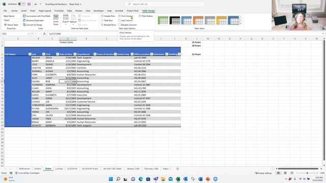 Excel Beyond the Basics - October 20, 2022