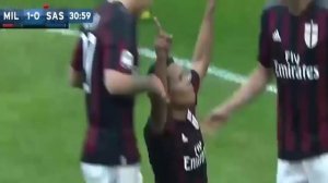 Milan 2-1 Sassuolo (Serie A 2015/2016)