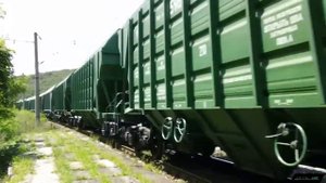 РЖД ВЛ80Т-1216 с хоппер-зерновозами и крытым вагоном