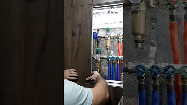 Ревизионный люк-невидимка, с подсветкой, под плитку в санузле #ревизионныйлюк #ремонтвновостройке