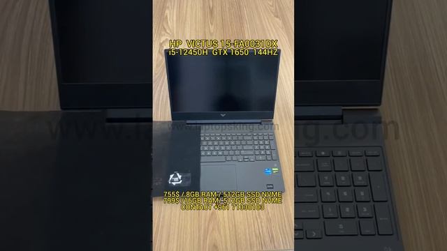 HP Victus 15-FA0031DX i5-12450H Gtx 1650 144Hz Gaming Laptop ASMR Unboxing