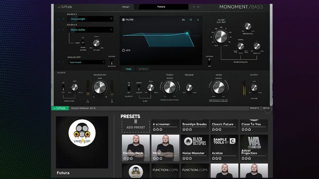 Softube Monoment Bass. Обзор за минуту от Pavel Khvaleev и Blackfeel Wite.
