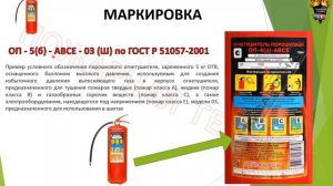 Порошковые огнетушители