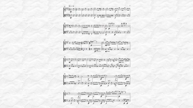 Bohemian Rhapsody by Queen for Violin and Viola Duet Sheet Music смотреть онлайн