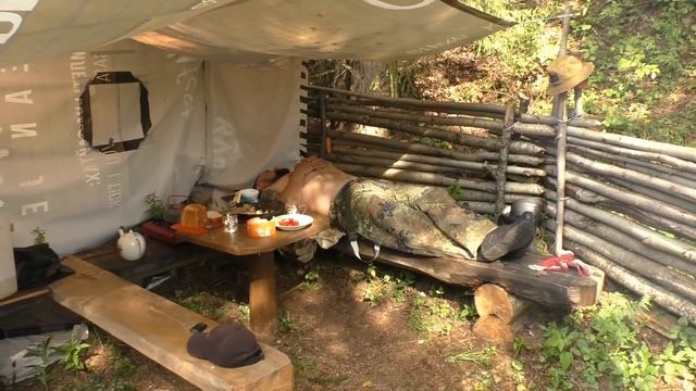 В тайгу на каракате. Жизнь и быт в тайге.Таежная изба. смотреть онлайн