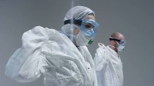 COVID 19. Порядок снятия одноразового защитного комбинезона