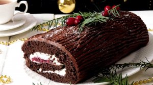 Шикарный✨ торт-рулет *Чёрный лес* // CAKE ROLL *BLACK FOREST*