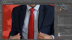 Эффект цветного рисунка из фото в Фотошопе. Уроки Фотошоп.