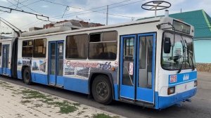 ЗиУ-6205М 2218 КВР БТЗ, г. Стерлитамак, маршрут 7, 25 августа 2021, внешний осмотр троллейбуса