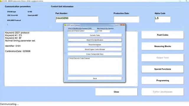 How to Clone Opel ECU With OP COM