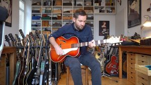 Marma "Archtop" guitar - made in the GDR (East Germany) 1960s