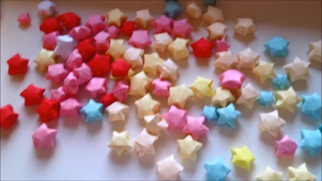 paper stars / бумажные звезды Origami