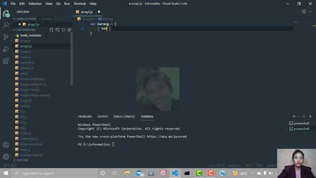 #17. Array dalam JavaScript-Node.js