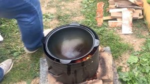 КАК ПРАВИЛЬНО ОБЖЕЧЬ ЧУГУННЫЙ КАЗАН