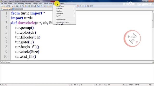 How to Execute Python Code in Notepad++ Application | SM | Sanke Muzangu | Programming in Python
