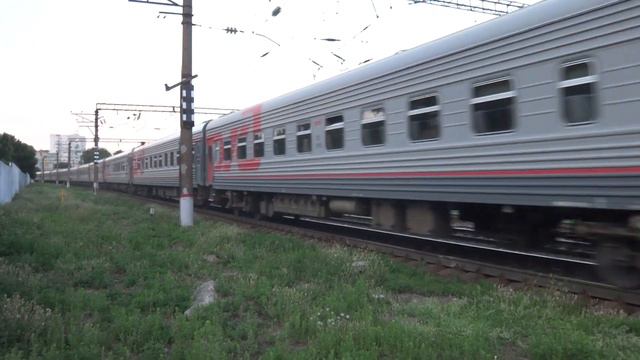 ЭП1М-739 с поездом №34 Москва — Владикавказ. смотреть онлайн