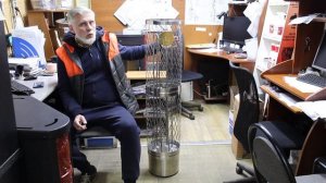 Электрическая банная печь IKI Pillar 4,5 кВт или 80 кг. камней и пара.