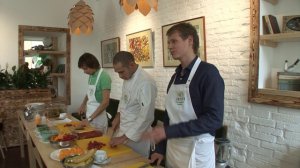 Видео с открытия кафе здорового питания "Укроп"
